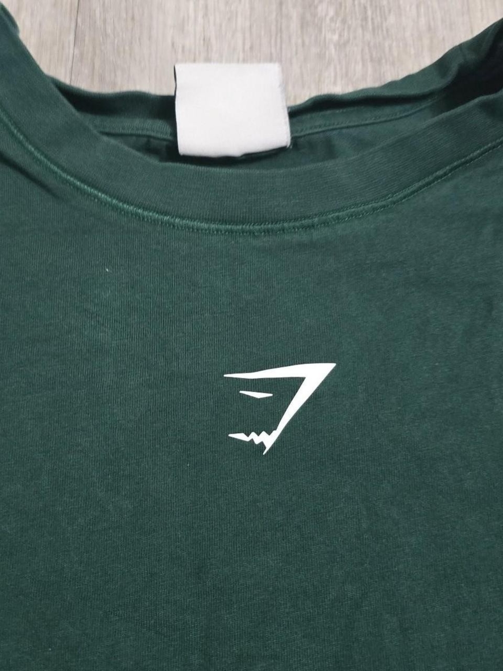 Gymshark Dark Green L/S Tee Womens Workout Activewear Large - Picture 6 of 6